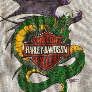 SOLD! Vintage Harley Davidson Sturgis tank dragon